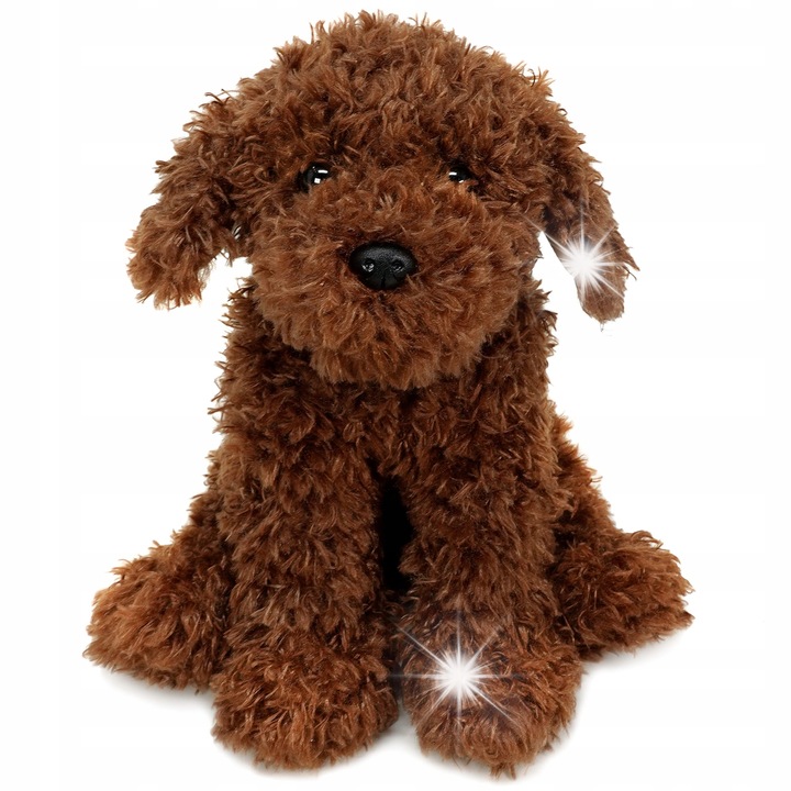 Jucarie de plus, Miekka, caine labradoodle, 30,48x17,78x22,86cm, maro