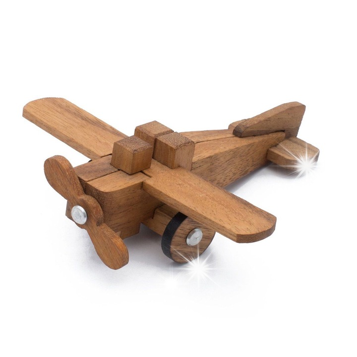 3D fa puzzle, repülőgép modell