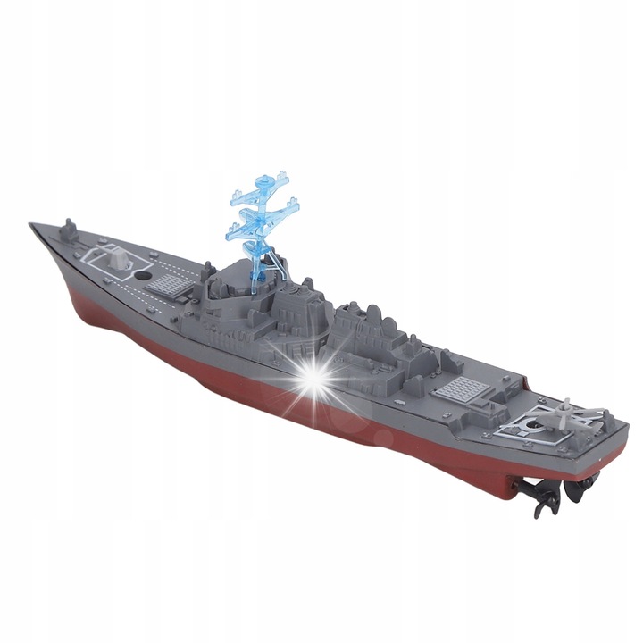 Военен параход с дистанционно управление 2,4 GHz, пълен комплект, за бани и басейни