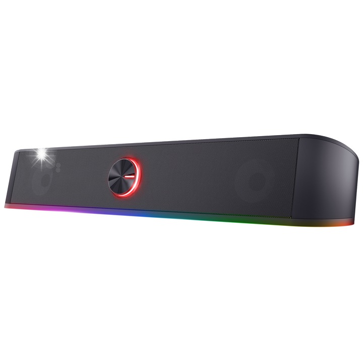 Саундбар Trust GXT 619 Thorne, 12W, RGB, 40x7x7,5см, USB