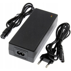 Incarcator 42V 2A 3-pin pentru trotinete electrice, negru, set