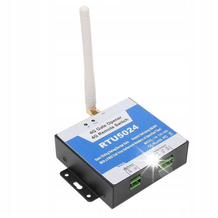Dispozitiv GSM pentru deschiderea portilor, model RTU5024, 9-24V, cu antena, set complet
