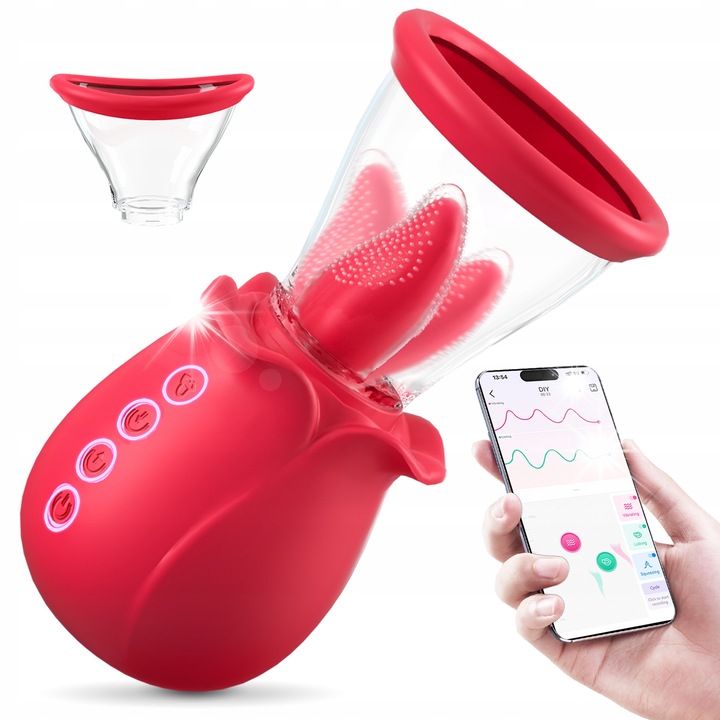 Vibrátor 2 az 1-ben, 7 stimulációs móddal