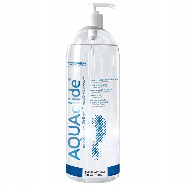 Lubrifiant JoyDivision AquaGlide, 1000 ml, átlátszó, vízbázisú