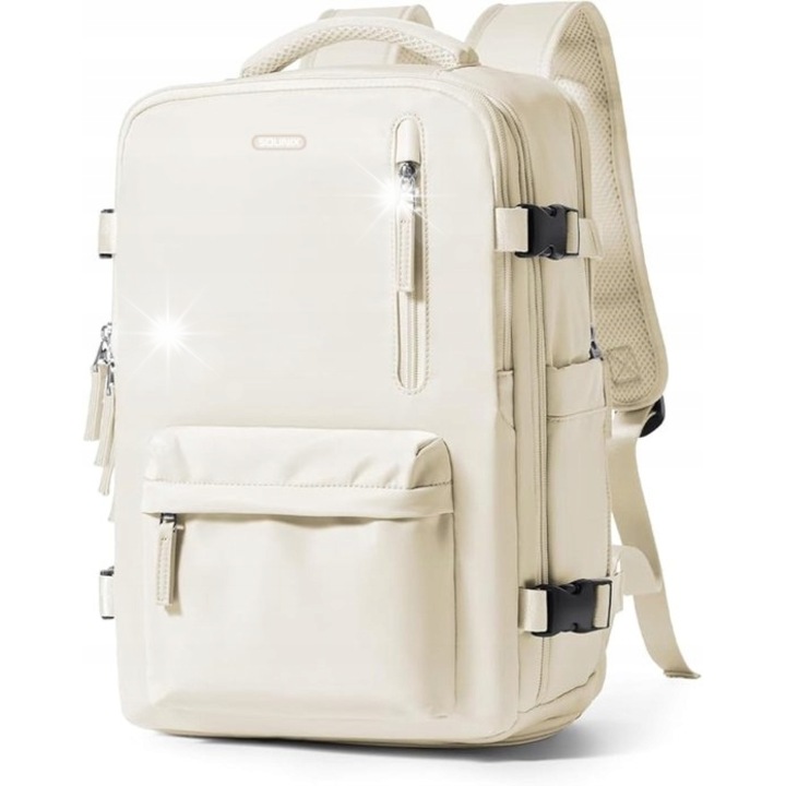 Rucsac calatorie pentru laptop Sounix, port USB, impermeabil, 16 inch, design ergonomic