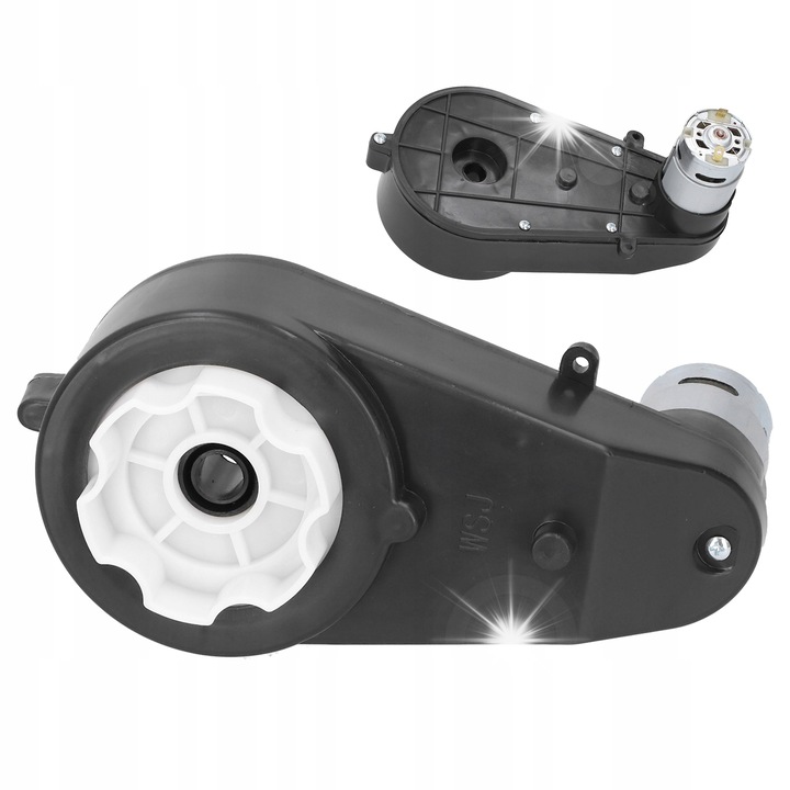 Cutie de viteze pentru masini electrice de jucarie, 185x92mm, 12V, negru