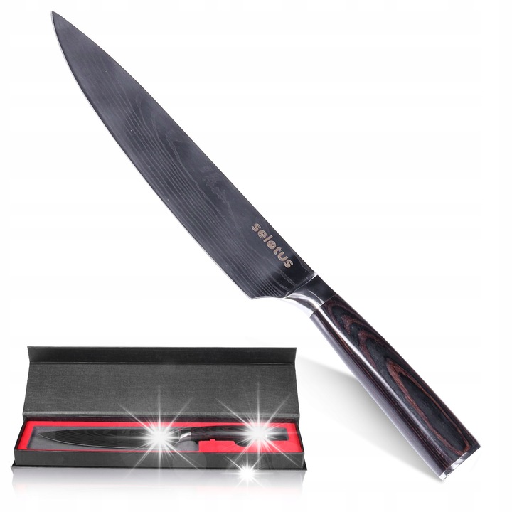 Cutit de bucatarie Selotus, 34 cm, profesional, set