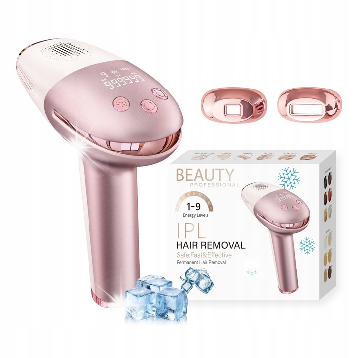 Depilator IPL BHRL-13, 2 in 1, functie Ice Cool, 5 niveluri intensitate, alb