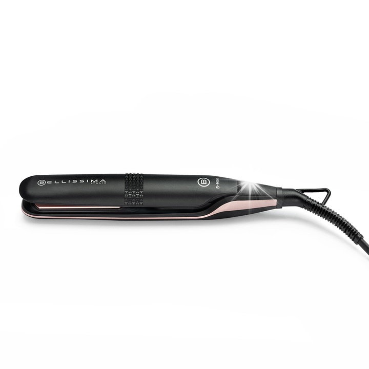 Placa de indreptat parul, Bellissima, mini, ceramica, 200C, compacta