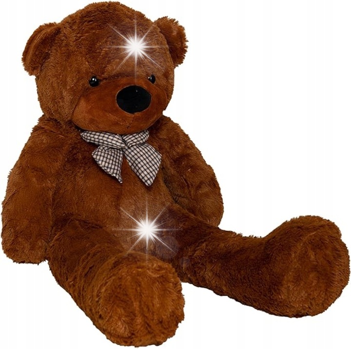 Плюшено мече MKS, 60см, кафяв цвят, плюшена играчка