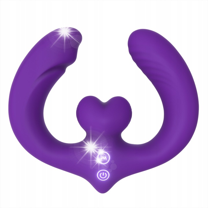 Kétszeres vibrátor 7 rezgésmóddal, távirányítós, szilikon, vízálló