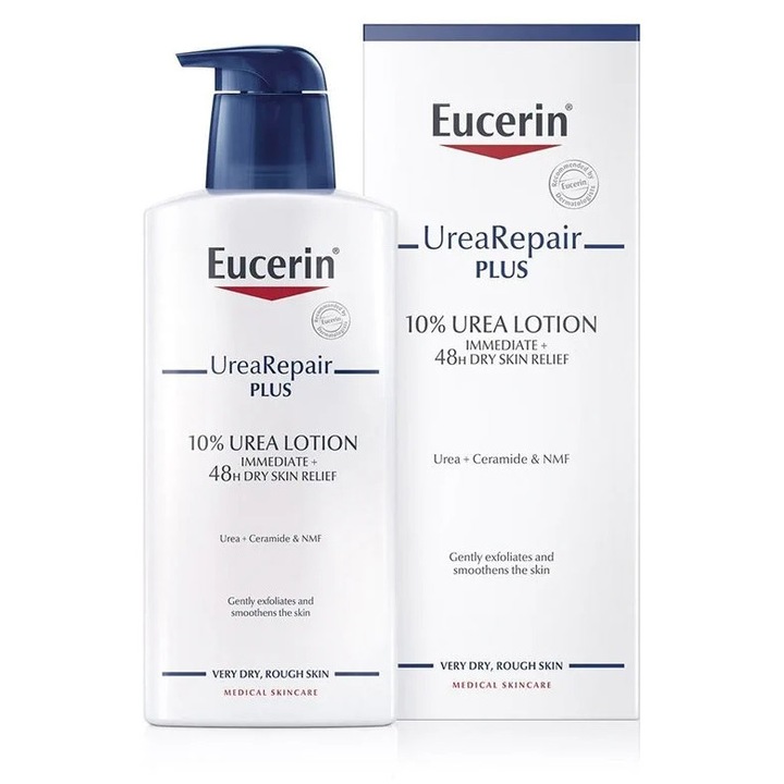Eucerin UreaRepair Plus 10% karbamid testápoló 400ml, 48 órás hidratálás, ceramide