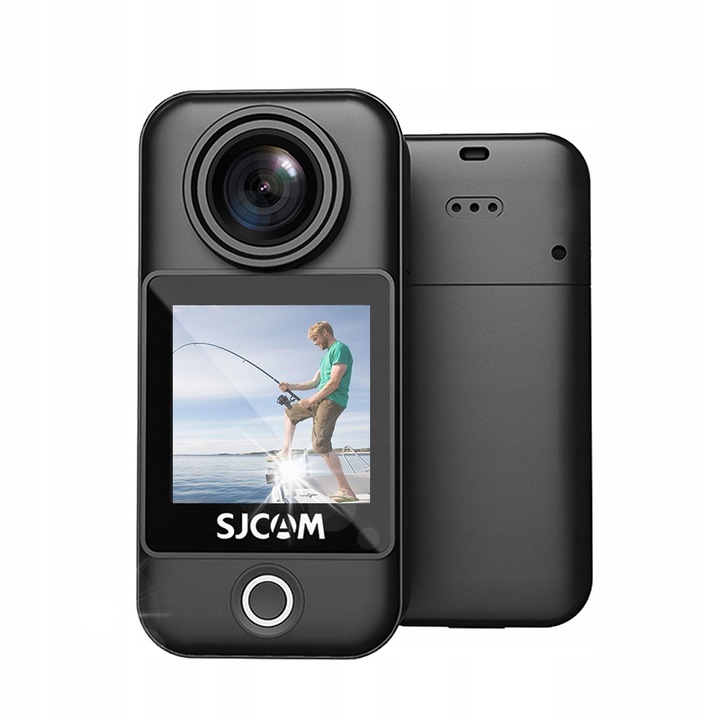 Camera video sport SJCAM C300 Pocket 4K, compacta, cu control prin thumb