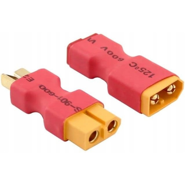 Безжичен адаптер 2 чифта XT60 към T-Plug Deans за RC модели