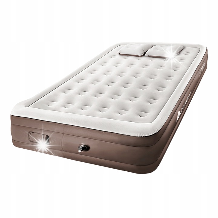 Saltea camping dubla Bestway Air Mattress, 203x152x22cm, granat, 300kg capacitate