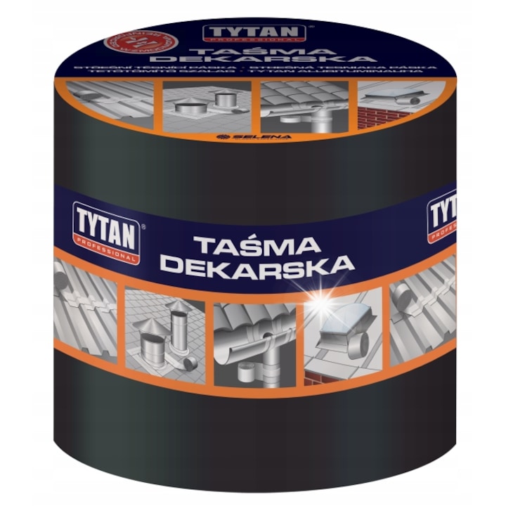 Banda de etansare pentru acoperis, autoadeziva, Tytan Professional, 15cm x 10m, rezistenta la intemperii