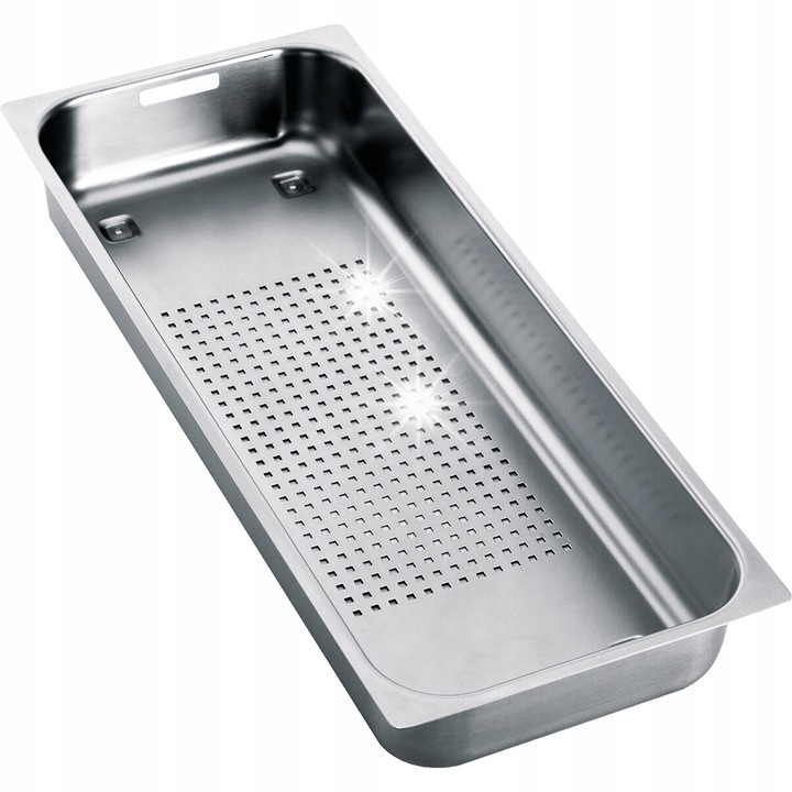Tava de scurgere pentru chiuveta, Franke, 16x40,5 cm, inox, argintiu