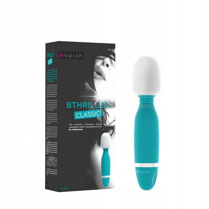 Masajer B Swish Bthrilled, 5 mód, vízálló, 20x4.5cm