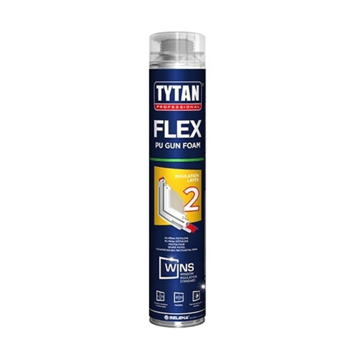 FLEX Tytan Professional WINS pisztolyhab 750ml Ablakbeépítés