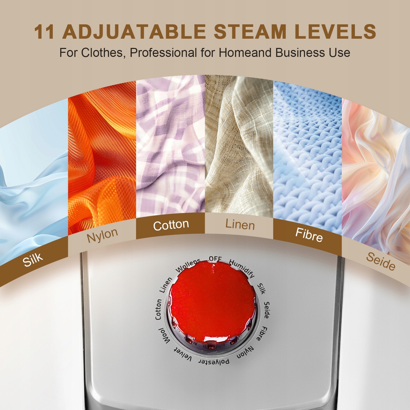 Fier de calcat cu abur STANEW, 2000W, 11 setari de abur, 2,5L, 60 minute utilizare continua