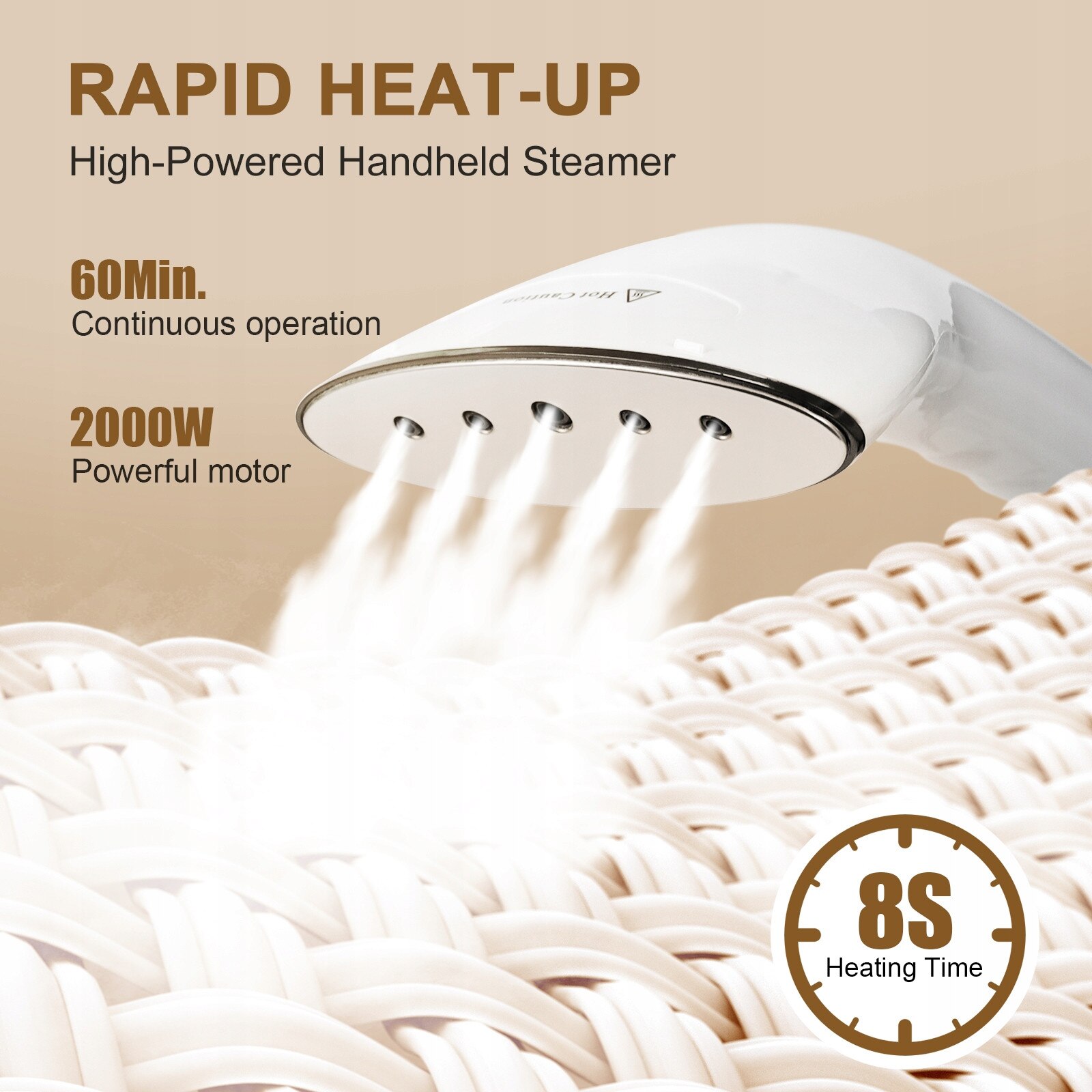 Fier de calcat cu abur STANEW, 2000W, 11 setari de abur, 2,5L, 60 minute utilizare continua