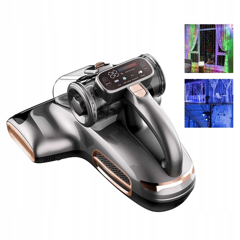 Aspirator de mana pentru saltele JIGOO T600, 700W, 15KPa, gri, 329x272x188mm