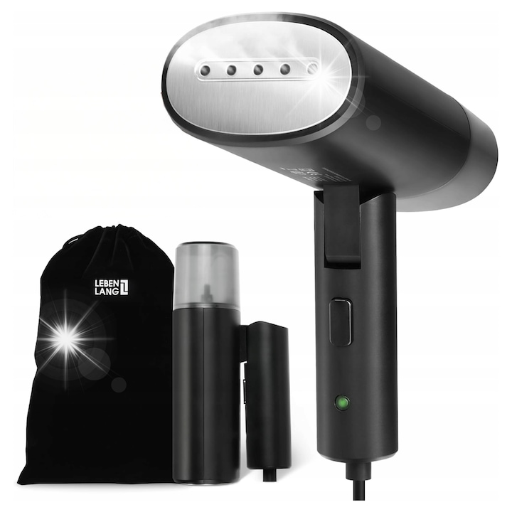 Пътническа ютия LEBENLANG 900W, 120мл, бърза, компактна, с аксесоари, безжична