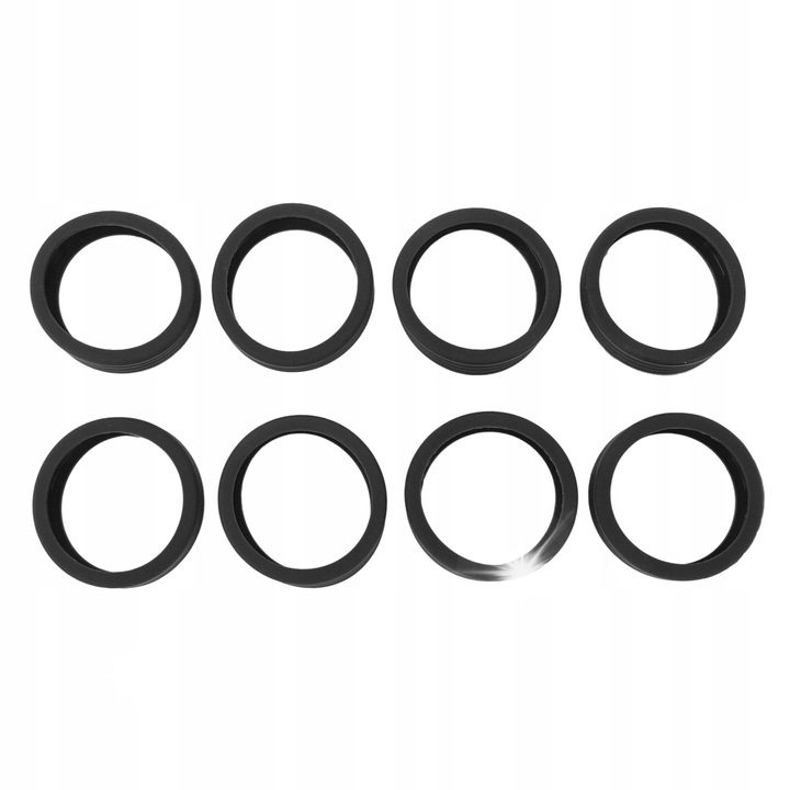 Set 8 bucati protectii roti bagaj, silicon, 5,2x1,4cm, multicolor