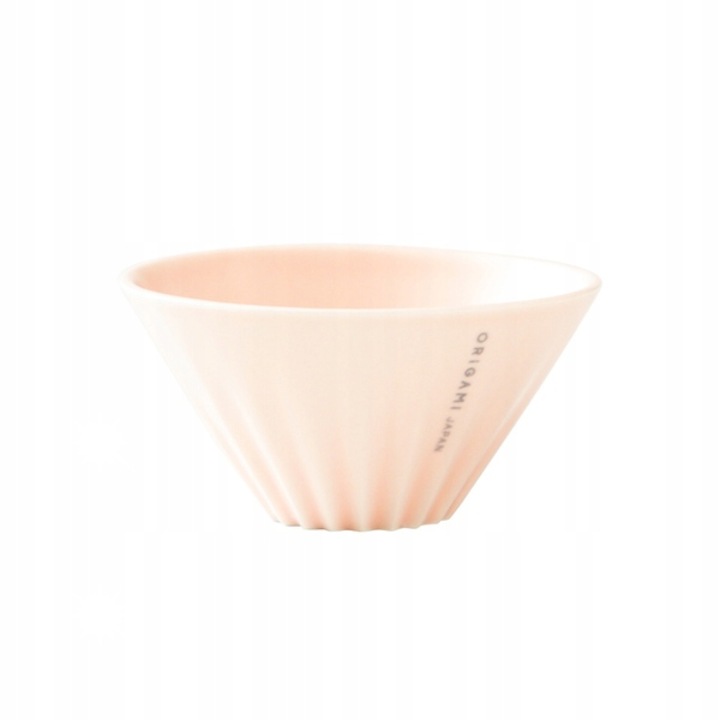 Infuzor pentru ceai Origami, ceramica, roz mat, 5,7x11,5cm