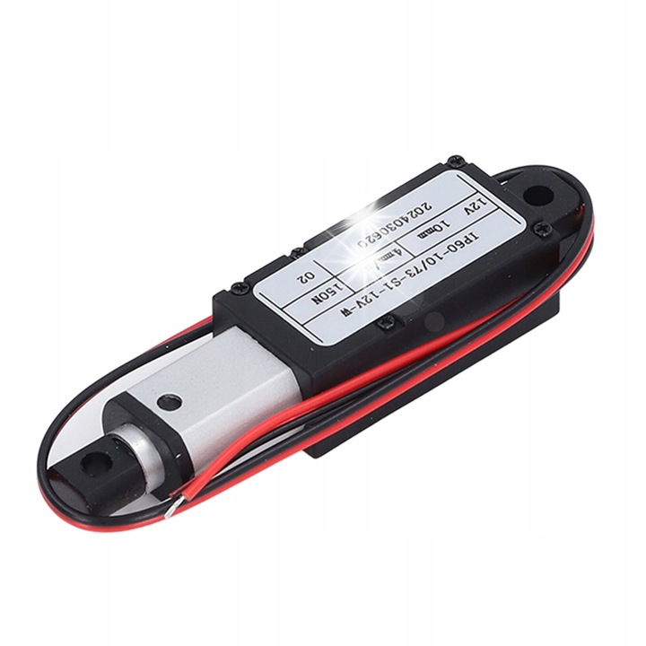 Micro actuator liniar, 12V, 150N, 10 mm, cu blocare automata