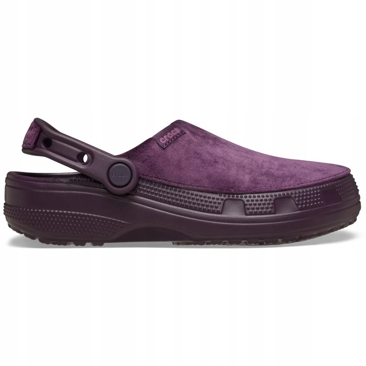 Crocs, Saboti Femei Spuma Croslite, Classic Crfted Velvet 211931 Clog, Violet, Violet, 42-43