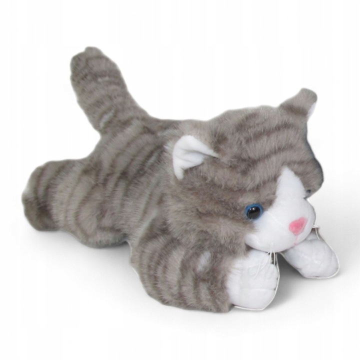 Pisicuta de plus cu sunet, 25cm, diverse culori