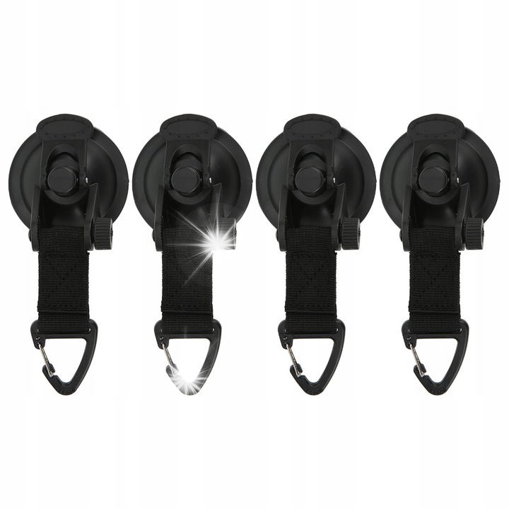 Set 4 carlige PVC pentru Cort, Accesorii Camping, Usor si Portabil