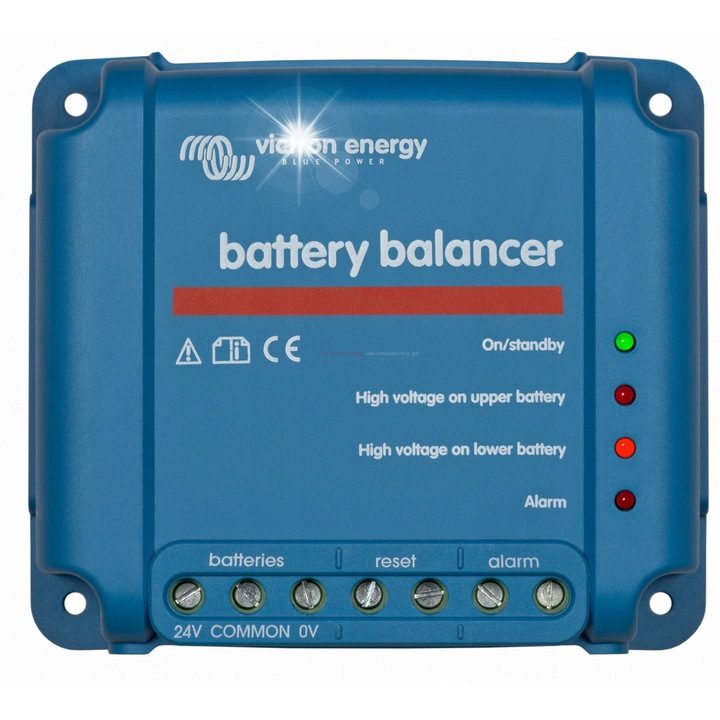 Victron Energy akkumulátorkiegyenlítő, 2x12V, 0,7A, kék, 100x113x47mm