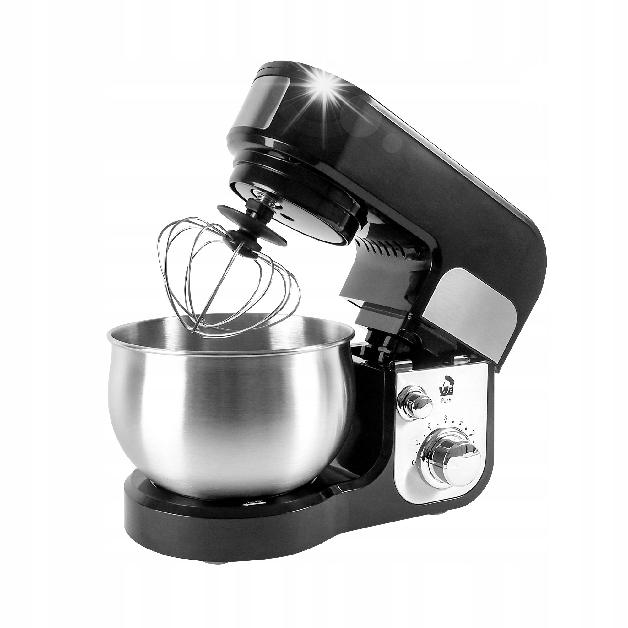 Planetar Robot planetar Aga 1500W, 6L, cu 3 accesorii, inox - eMAG.hu