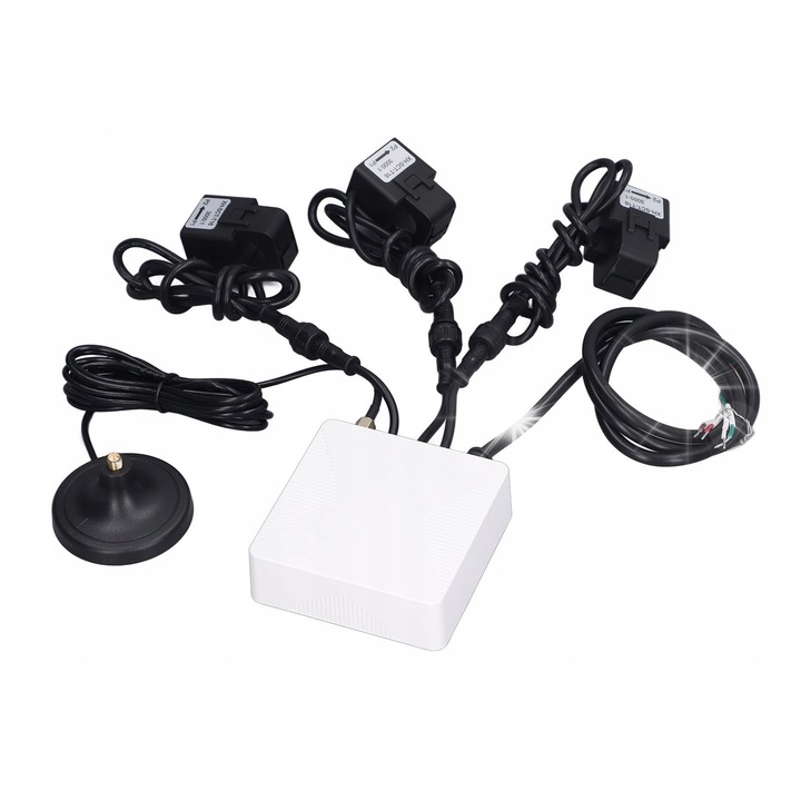 Masurator inteligent de putere WiFi 3-fazic, monitorizare energie, 80A, 100-240V, set complet