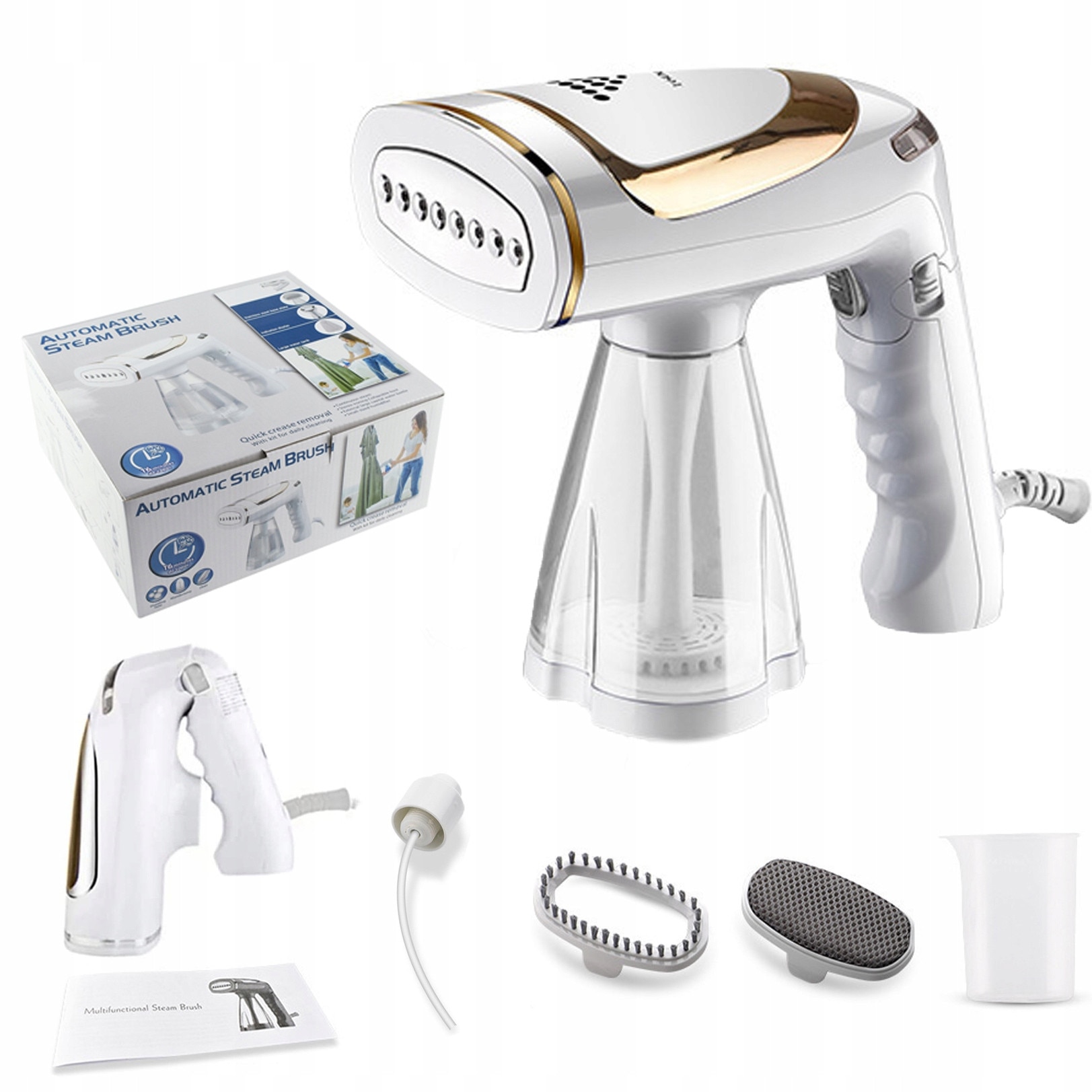 Parownica cu abur 1600W, 3 moduri de abur, portabila, set accesorii