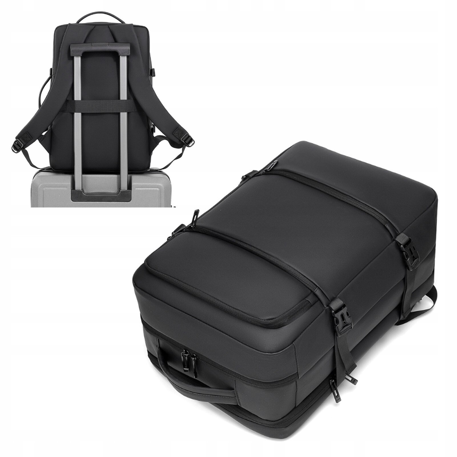 Rucsac laptop Oxford, impermeabil, Negru
