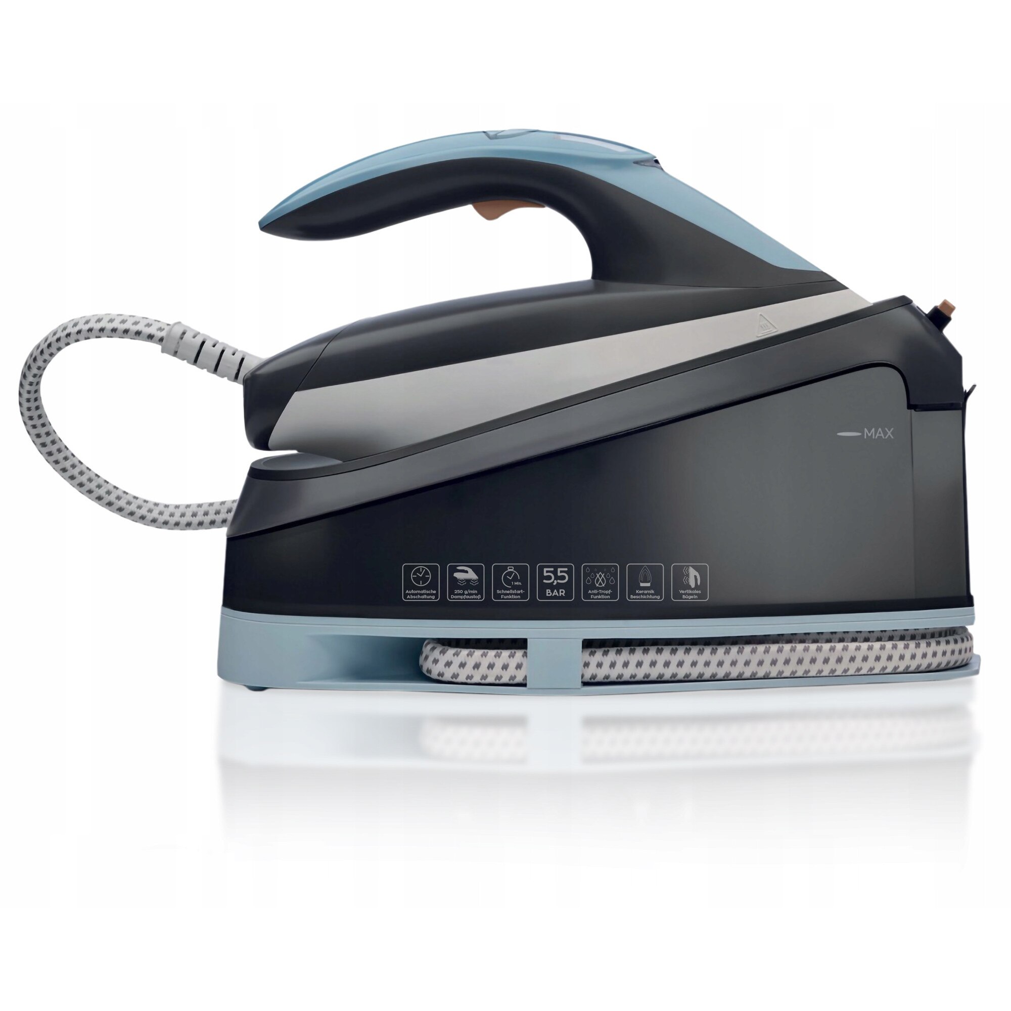 Generator de aburi Heinrich's HDS 8722, 3200W, ceramica, 11 duze, 34,5x19,2x23,4cm