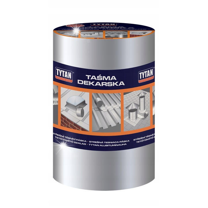 Banda pentru acoperis, Tytan Professional, RS TAPE, aluminiul, 20cm x 10m