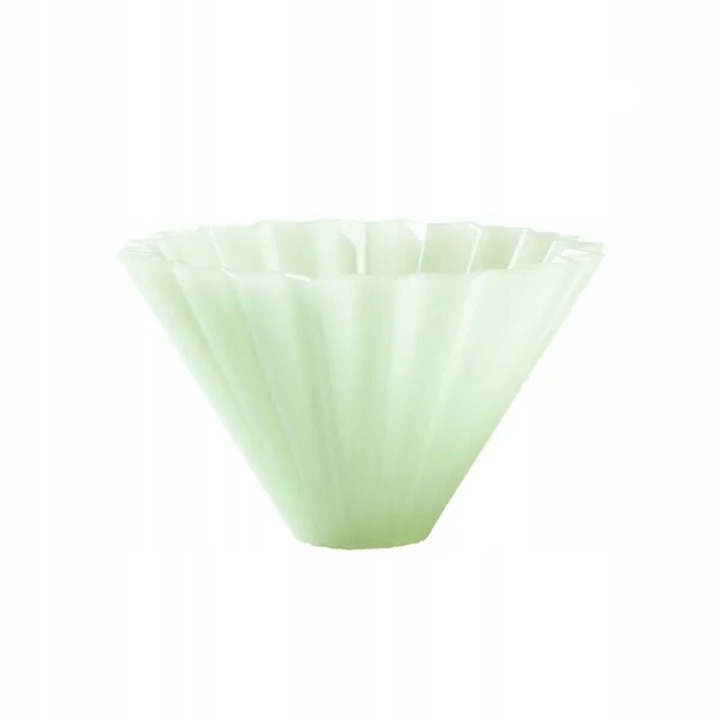 Dripper de cafea ORIGAMI AIR S, mat verde, 7x11,8cm