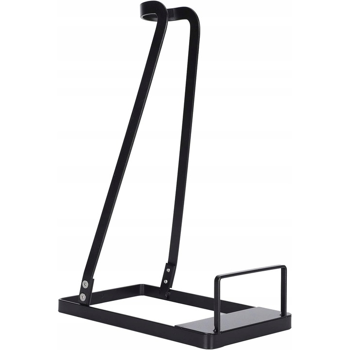 Suport vertical pentru aspirator compatibil cu Dyson V6 V7 V8 V10 V11, otel, negru