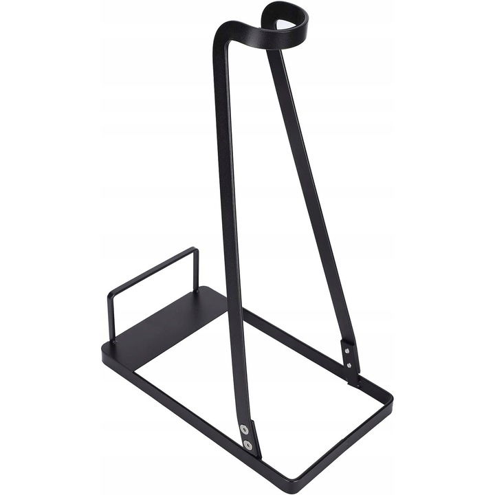 Stojak pentru aspirator, compatibil cu Dyson V6 V7 V8 V10 V11, din otel, negru, set complet, 24x15x38.5cm