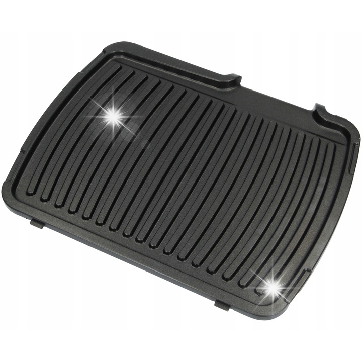 Placa grill pentru gratar SEB, 250x320mm, metal, negru