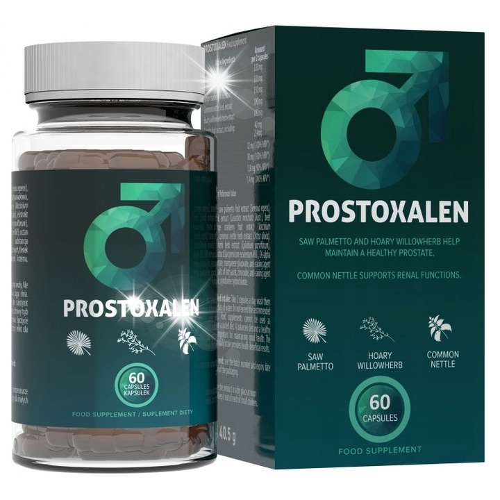 Prostoxalen, PLT, 60 capsule, pentru sanatatea prostatei, reduce presiunea vezicii, imbunatateste fluxul urinar