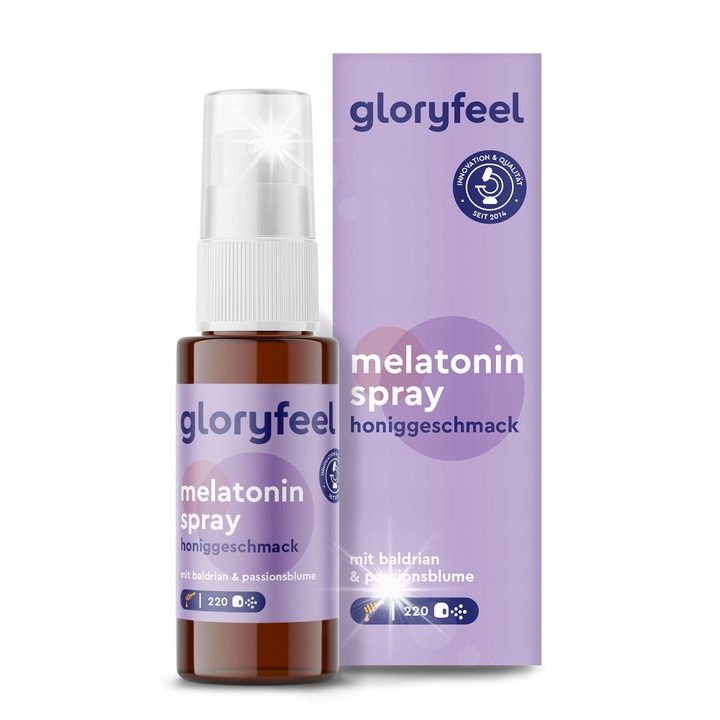 Melatonina spray, Gloryfeel, cu vitamine B1, B6, 50ml