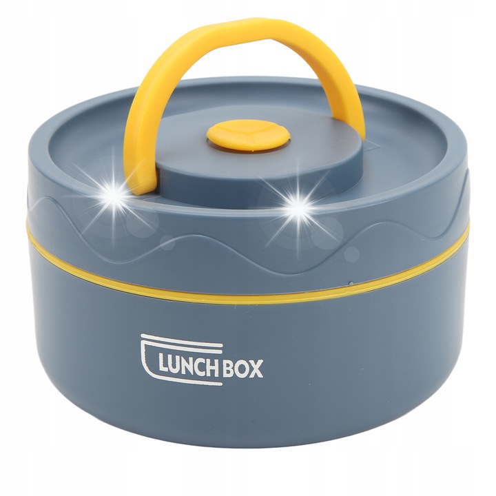 Vas termic pentru alimente, 420ml, otel inoxidabil 304, forma rotunda, portabil