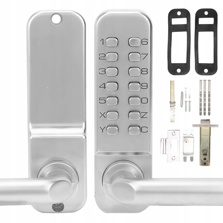 Broasca cu cifru mecanic, EURA, rezistenta la apa, set complet