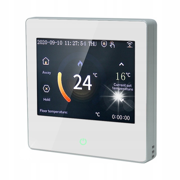 Termostat WiFi, pentru incalzire in pardoseala, 3A, control vocal, display LCD