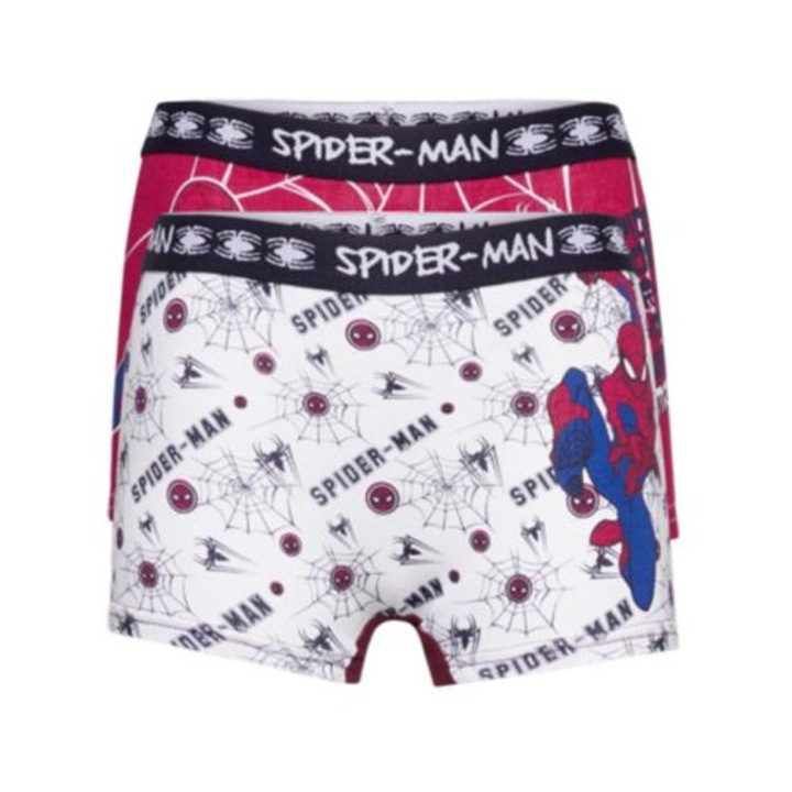 2 darabos szett, Spiderman boxeralsó, fiúknak, Spiders, Többszínű